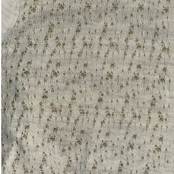 Coldwater Creek Womens Wool Cardigan Open Front Size XS Cream Tan - Picture 4 of 8